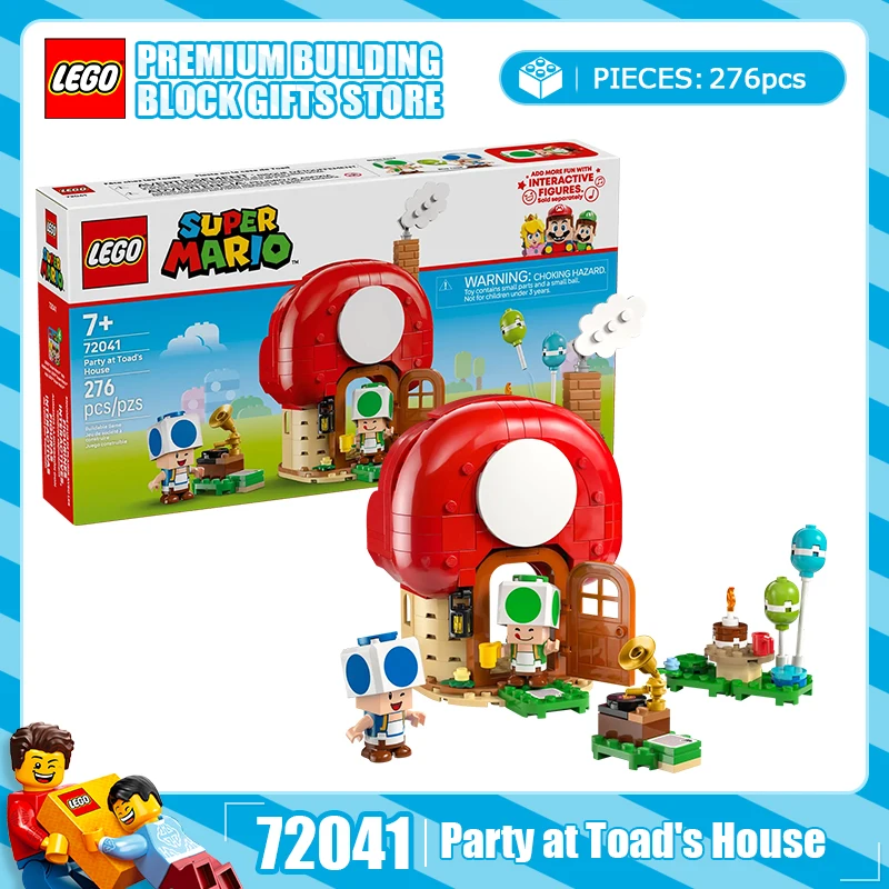 

LEGO строительные блоки Super Mario 72041 Chinobio семейная вечеринка детские строительные блоки игрушки подарки