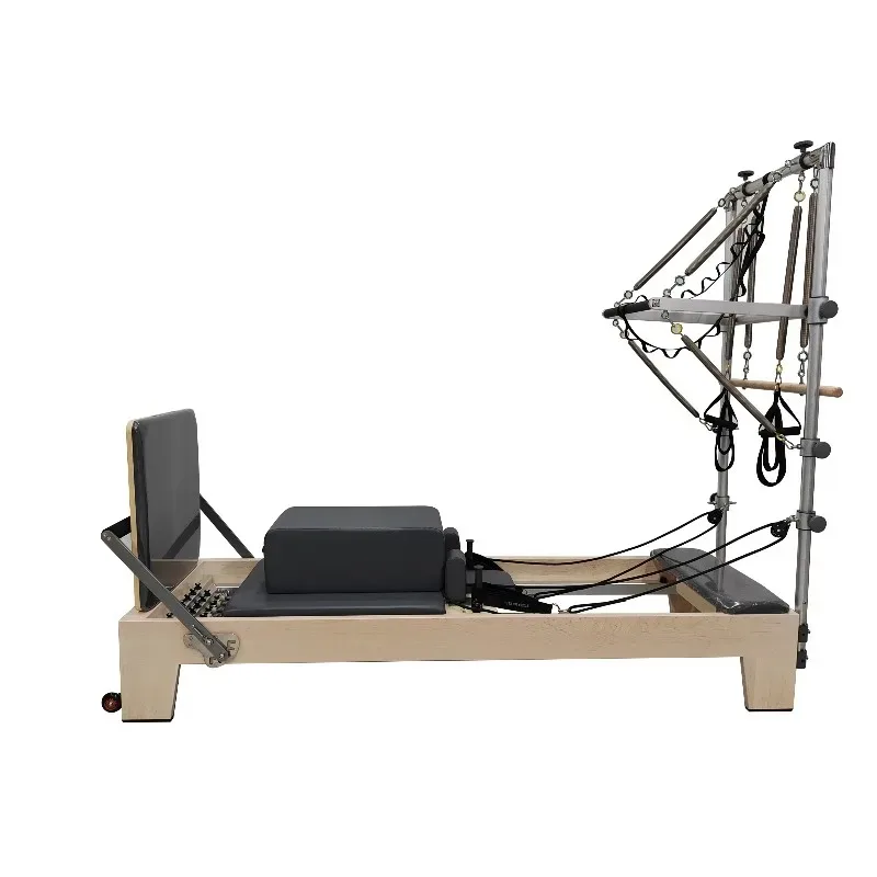 

YTYIN Best Seller! Aluminum Alloy Pilates Reformer with Tower, Professional Studio Bed Machine