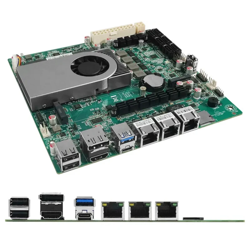 Aittact new N150 NAS MINI-ITX Motherboard Quad Cores 2*I226 1*10G Ethernet Ports 2*M.2 6*SATA DDR5 16G NAS Server Motherboard