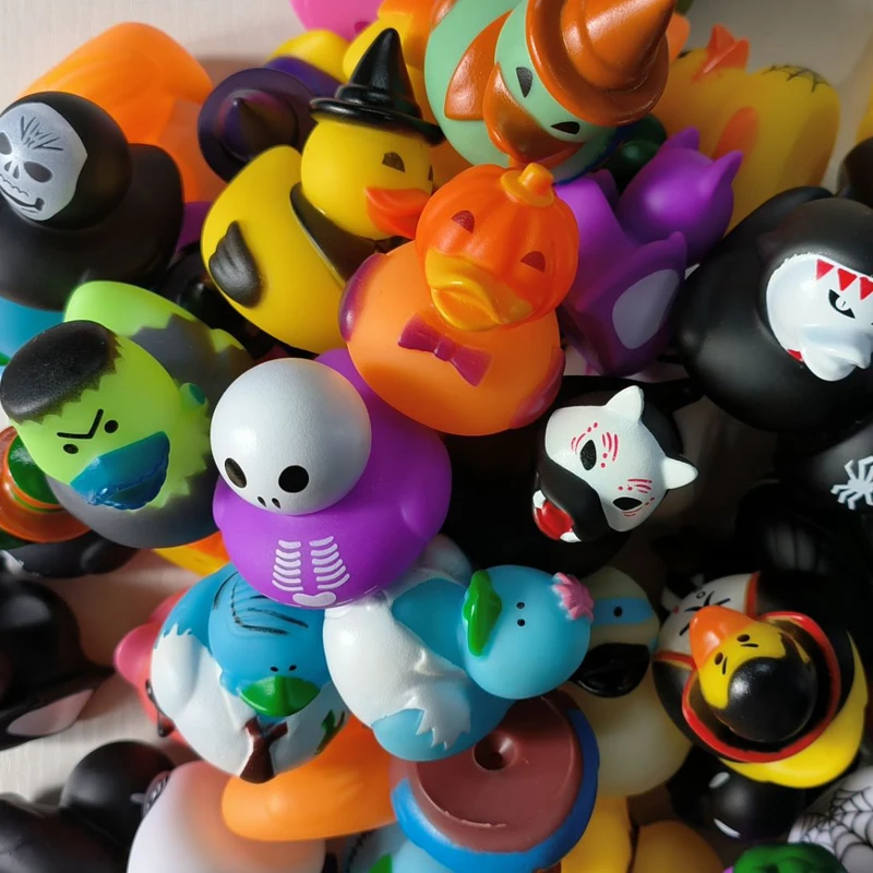 

Halloween Novelty Rubber Ducks Cars Toys Jeep Bath Toys Soft Rubber Duckies Vehicles for Babies Kids Birthday Gifts Baby Shower