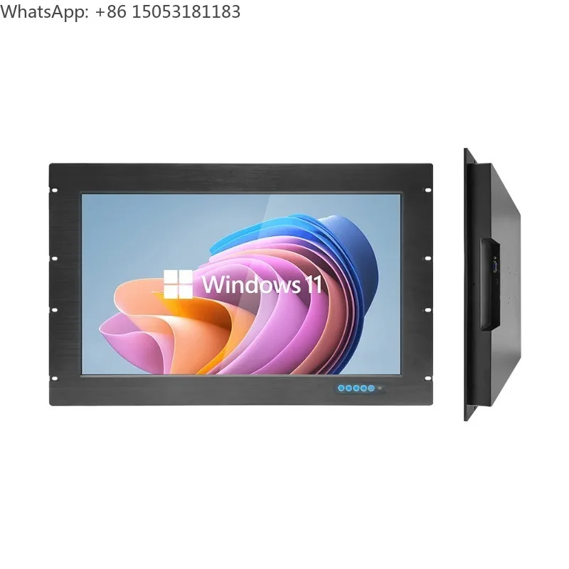19 Inch Rack Mount Waterproof Front Ip65 1000 Nits 1500 Nits Capacitance Industrial Touch Screen