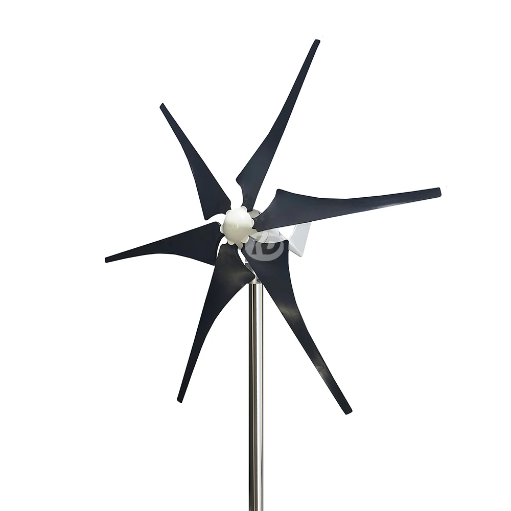 Imagem -03 - Iniciar a Velocidade Ac12v 24v com Controlador de Forma Flexível Montar ou Lâminas 400w Gerador Pequeno da Turbina Eólica com Indicador do Diodo Emissor de Luz m s