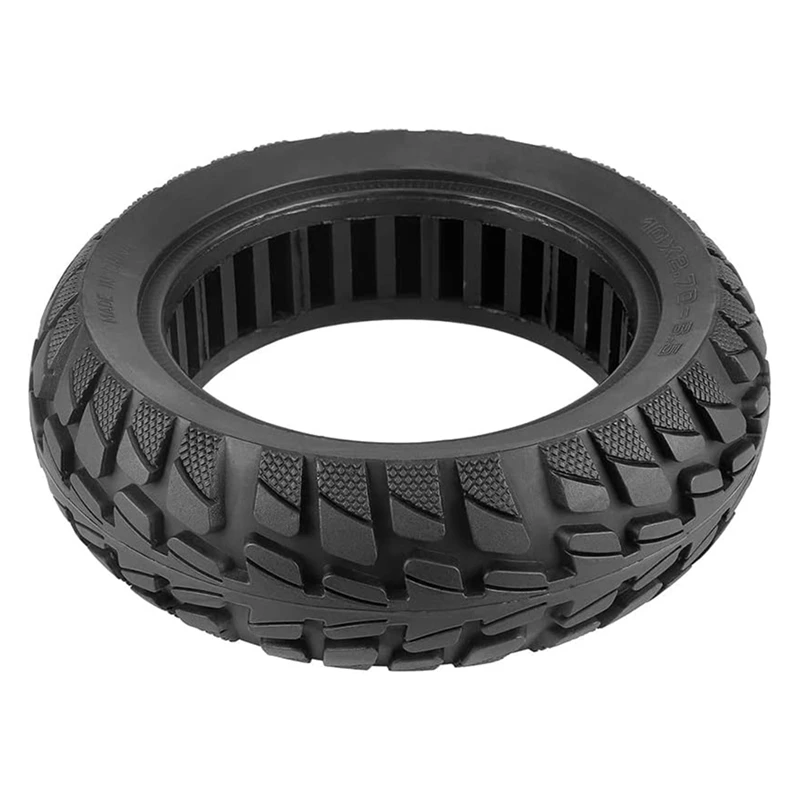 1 PCS 10Inch Electric Scooter Solid Tire Off-Road Anti-Skid Wear-Resistant Scooter Tubeless Tire ,1