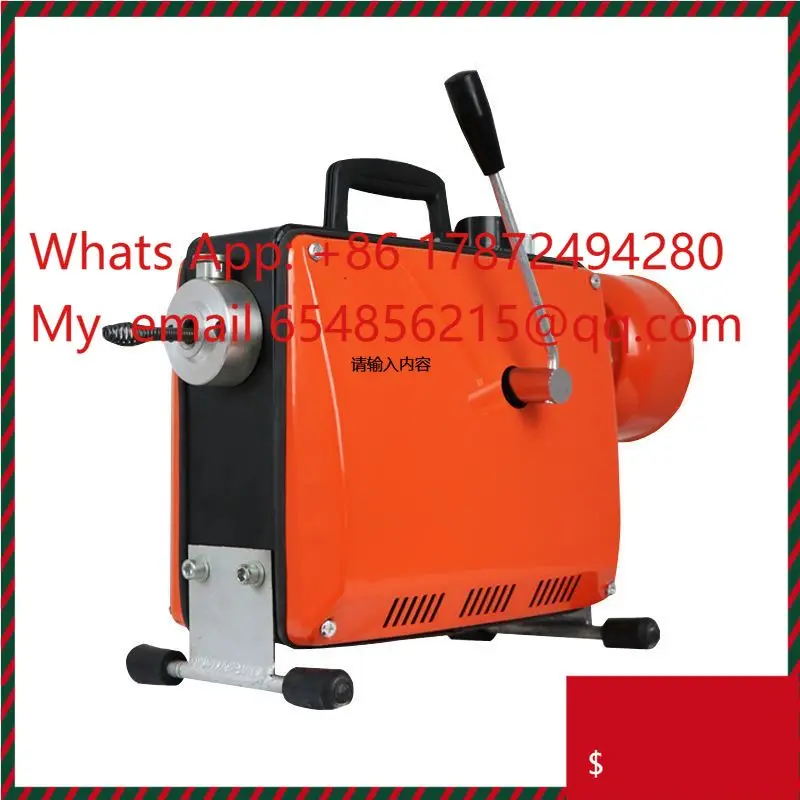Electric Pipe Dredge Machine Professional  Automatic Sewer Dredger Toilet Floor Drain Dredging Cleaning Machine