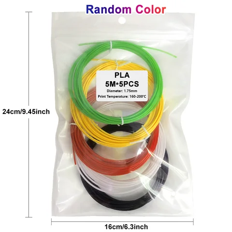 25M PLA PCL 3D-ручка расходные материалы цветная без запаха безопасная пластиковая нить диаметр 1,75 мм для 3D-ручки топ 12 пла-пластик - №6