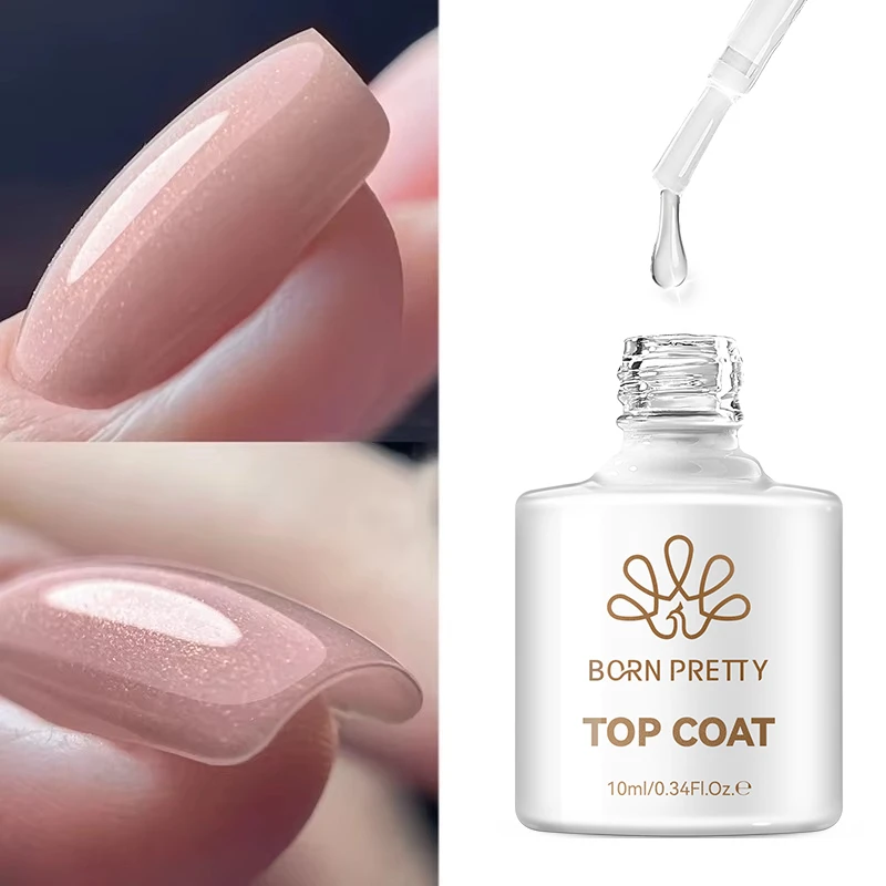BORN PRETTY 10ml Clear Bulider Top Coat for Rubber Boomer Nails Design Use Shaping Thick Glossing Semi Permanent UV Gels Polish