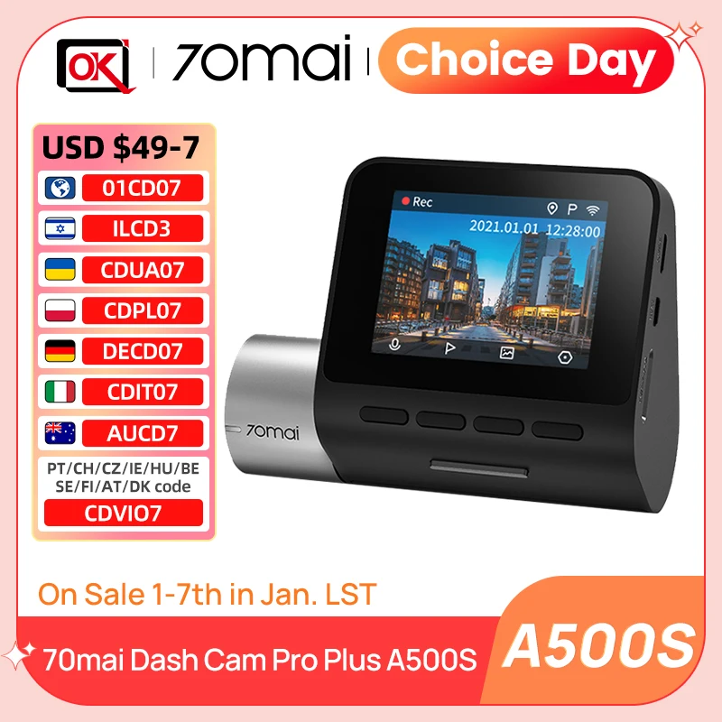 Dash Cam Pro Plus A500S GPS
