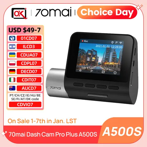 Dash Cam Pro Plus A500S GPS 70mai