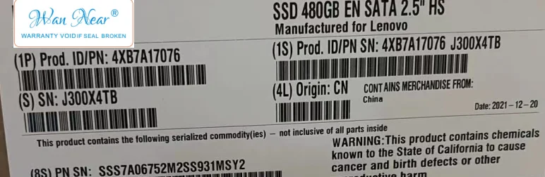 

For System x 4XB7A17076 2.5 5300 480GB SATA