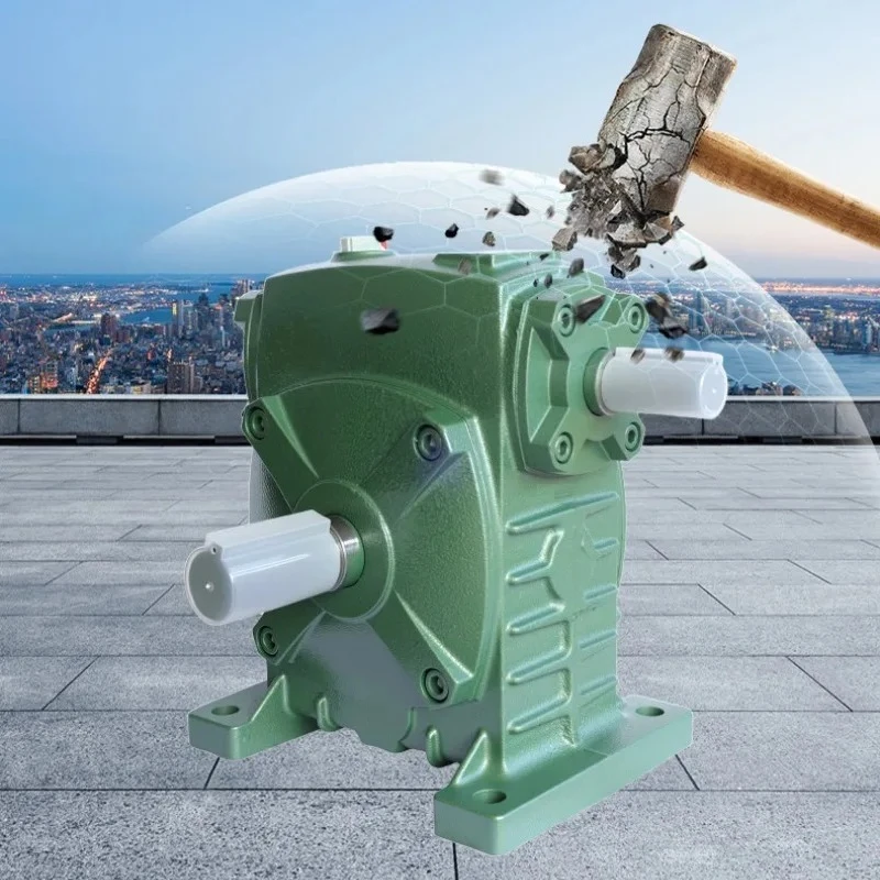 WPS Series Worm Gear Reducer Single Stage Soft Tooth High Torque Low Noise Compact Durable Small Industrial Transmission Gearbox