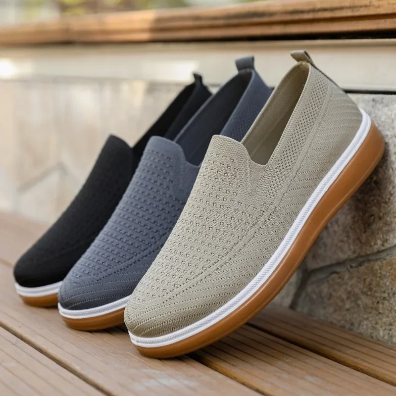 Summer New Casual Shoes Fashion Classic Driving Loafers Anti-slip Soft Sole Comfortable Mesh Men's Sneakers Zapatillas Hombre