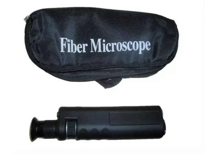 Handheld 400X Magnification Field Optical Fiber Scope for Inspection 1.25mm and 2.5mm Optical Connector