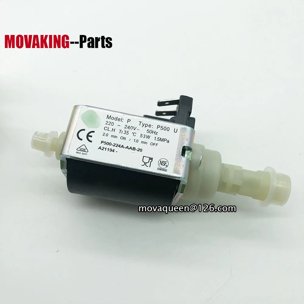 220-240V 50HZ 53W 1.5Mpa P500-224A-AAB-20 P500U Water Pump Solenoid Pump For La Marzocco Coffee Makers Replacement