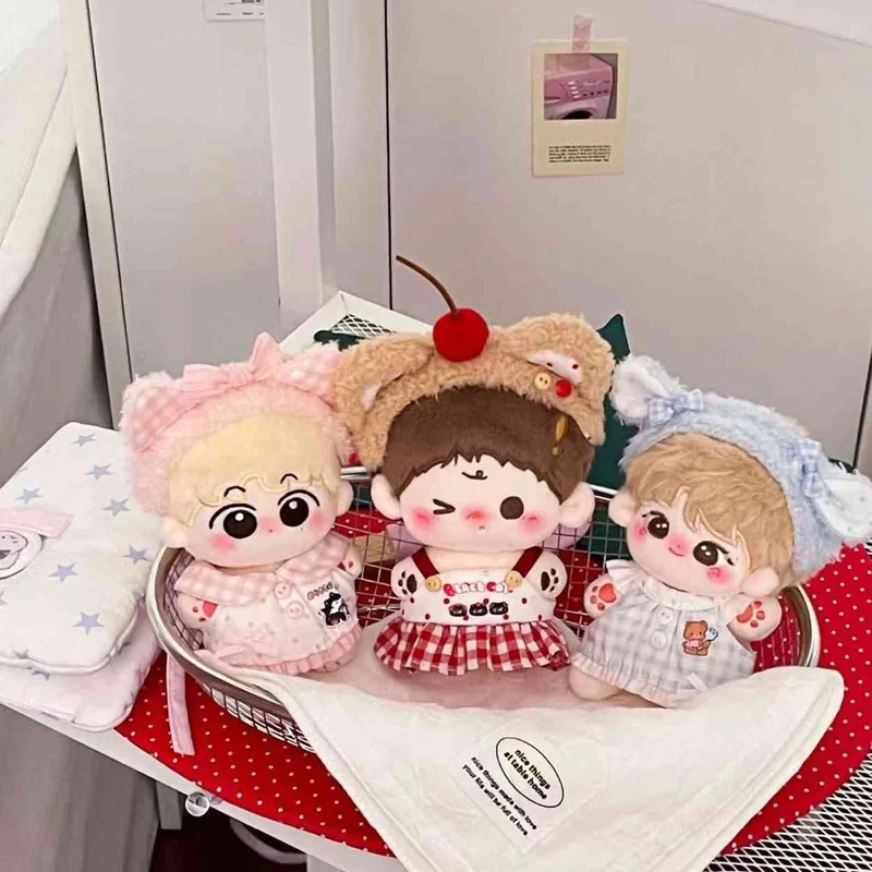 10 cm zomer nieuwe snoep schattig leuk huis serie katoenen pop pop kleding serie jurk pop pak jurk voor kawaii zonder attributen