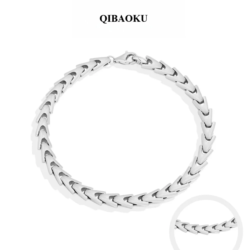 FCGJHW S925 Sterling Silver Trendy Punk Cuban Chain Style for Women Men Yellow Gold Plated Kpop Bracelets Party Jewelry 2026