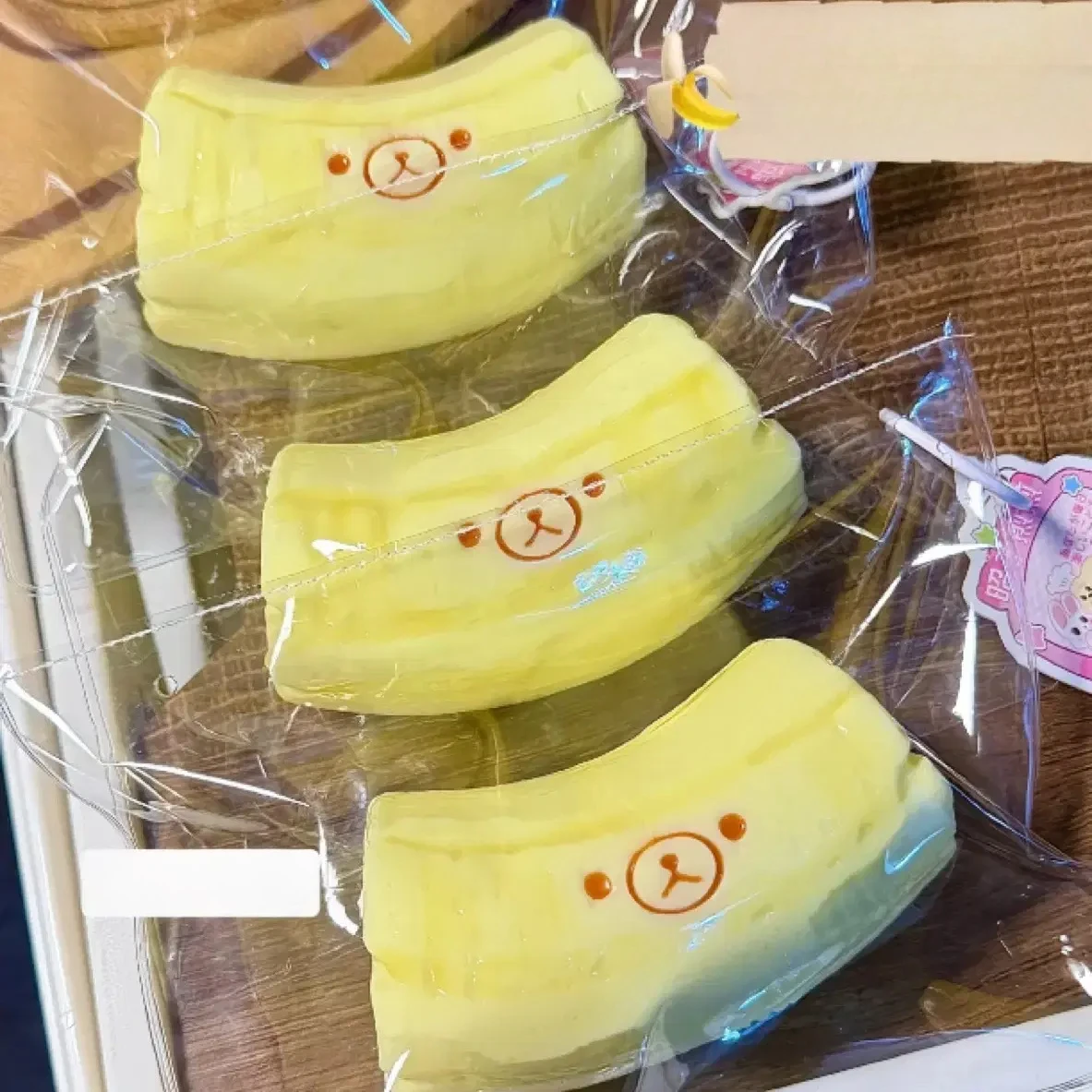 Oso Banana Estético: Peluche Blandito Hecho a Mano, Bola Antiestrés de Animal Kawaii, Adorno Creativo para Escritorio de Oficina, Regalo Sensorial Antiestrés