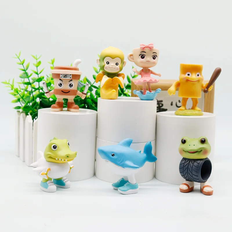 

Новый набор Mystery Blind Box, игрушки, итальянский Brainrot Tung Tung Sahur, аниме, фигурка из смолы, статуя, мини-фигурка, модель слепой коробки, кукла