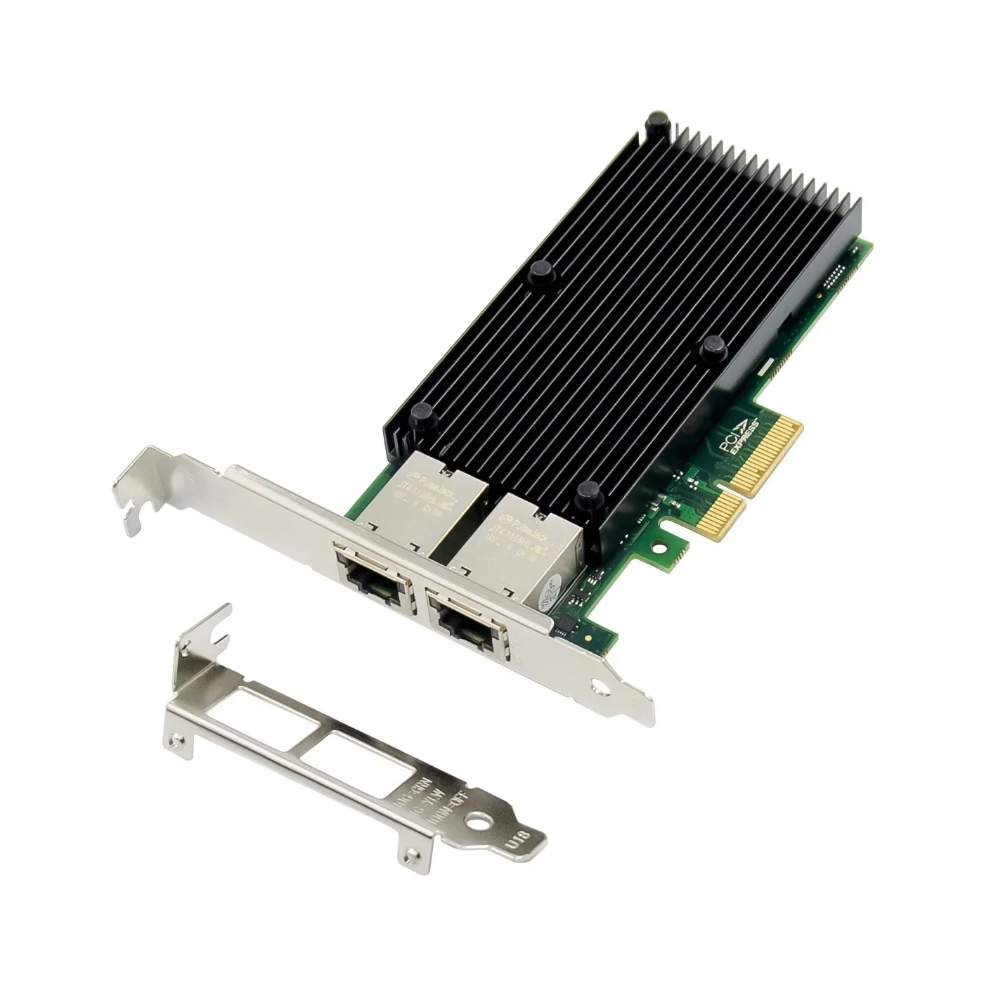 X550-T2 PCIE3.0X4 منفذ كهربائي مزدوج 5G RJ45 جيجابت محول الشبكة