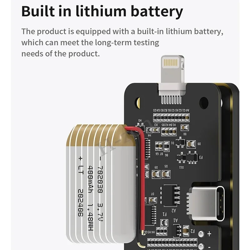Precision Digital Tail Insertion USB Tester MECHANIC T-824 SE Without Demoulding Current Power Check Type-C Lightning for iphone