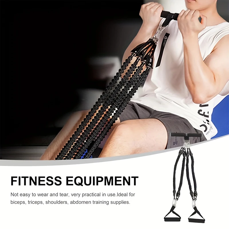 

1 Piece Of Sit-up Auxiliary Pedal, Elastic Tension Rope Jacket, Multi-functional Exercise Leg Rope Fitness Equipment
