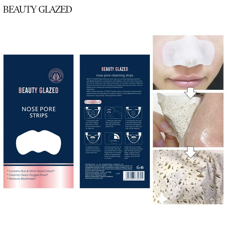 1/3/5PCS Acne Soften Delicate Facial Mask For Smooth Skin Blackhead Skin Care Clear Complexion Removal Cleaned Clean Nose Mask