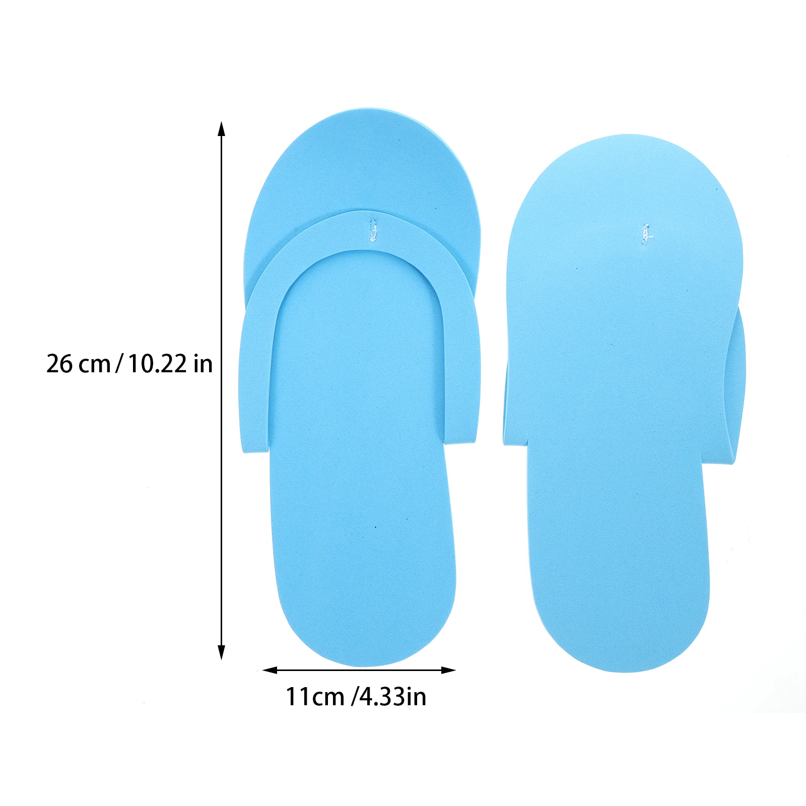 

20 Pairs Disposable Beauty Salon Slippers Soft Comfortable Nail Spa Hotel EVA Foam Guest Shower Travel Manicure Foot Bath