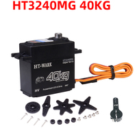HTWARK High Speed Metal Gear 40kg Large Torque Digital Servo For Rc Car Crawler Scx10 Trx4 1/8 1/10 Rc Car Truck Robot Parts