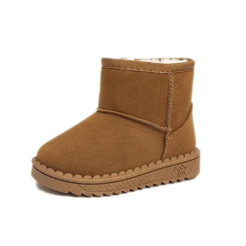 Winter Cute Warm Fashion And Anti Slip Children's Shoes Plush Cotton Shoes Running Shoes For Boys Girls Waterproof Snow Boots