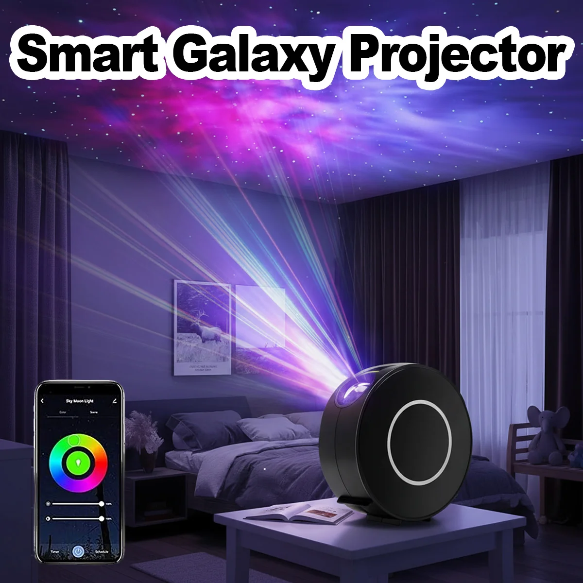 projecteur-d'etoiles-a-commande-vocale-lumiere-de-nuit-led-intelligente-a-intensite-variable-laser-wifi-lampe-de-plafond-galaxie-nebuleuse-aurore-pour-chambre-a-coucher-maison-art