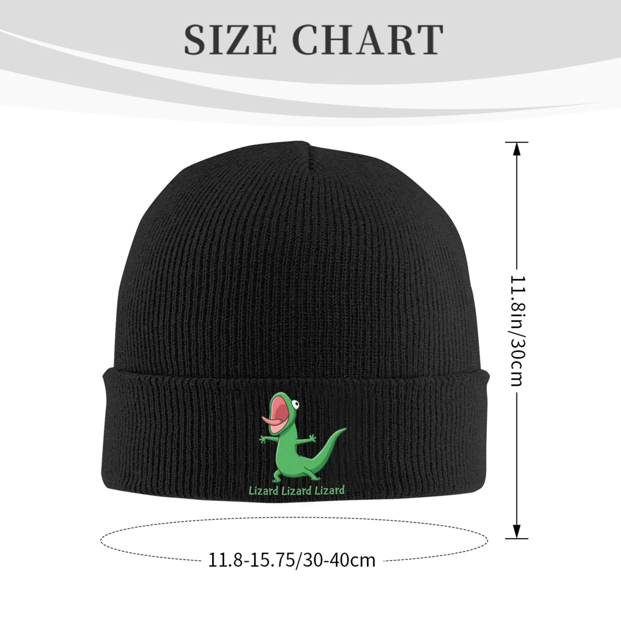 Tom Lizard Lizard Lizard Meme Weirdcore Animals Knitted Hat Beanies Winter Hats Warm Acrylic  Fashion Cap for Men Women Gifts,