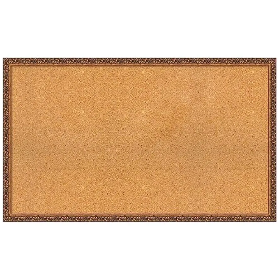 

Natural Cork Board for Wall 24x40 Vision Board with Bronze Frame Large Corkboard Office Decor for Home Organization Traditional
