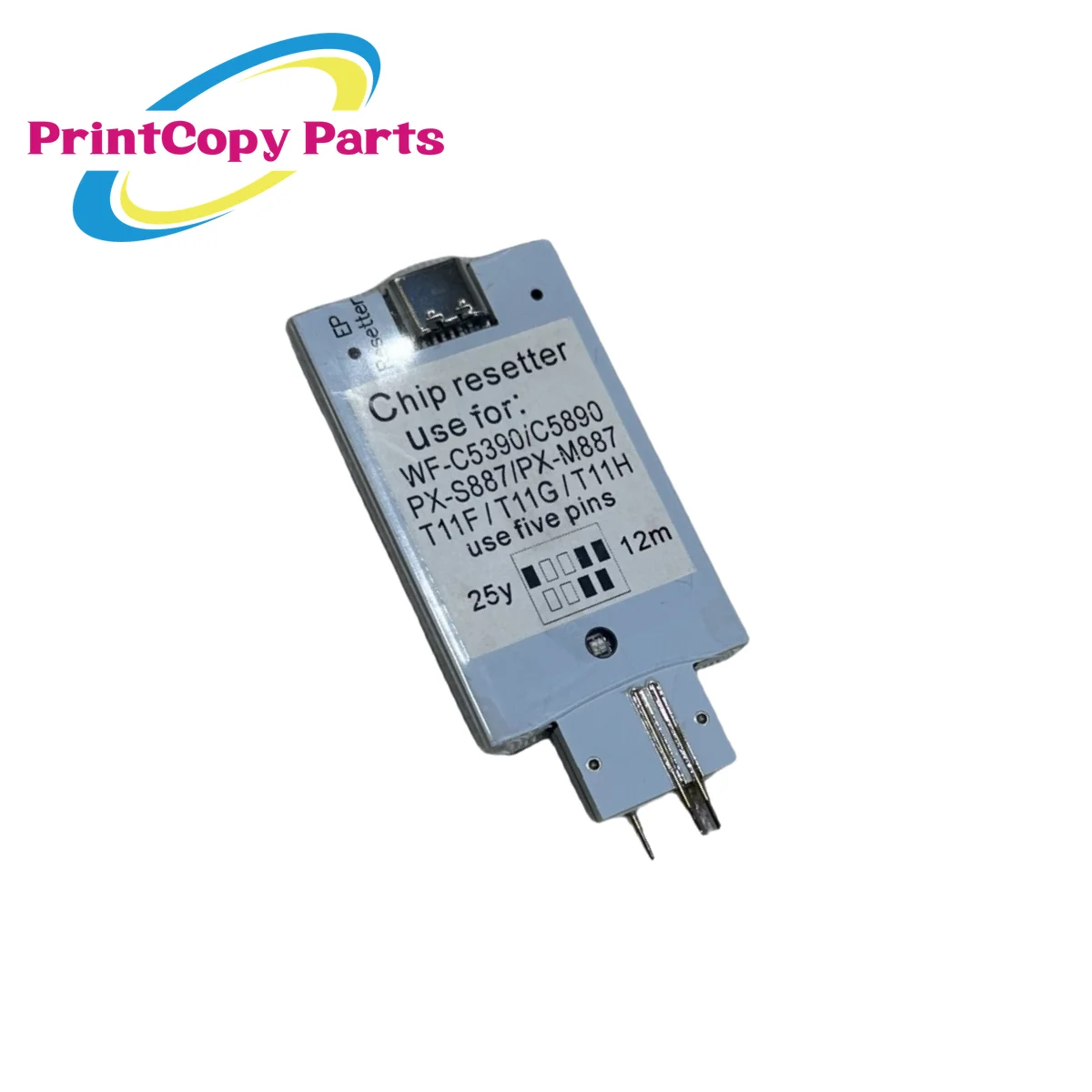 

1PC T11F T11G T11H Ink Cartridge Decoder Chip Resetter for Epson WF-C5390 C5890 PX-S887 PX-M887