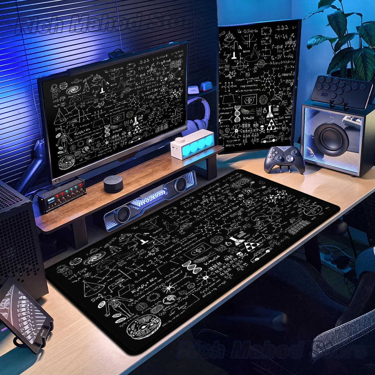 Equation Large Mouse Pad Pc Gamer Math Chemistry Physics Objects Gaming Accessories Teclado Mat Deskmat Laptop Extended Mousepad