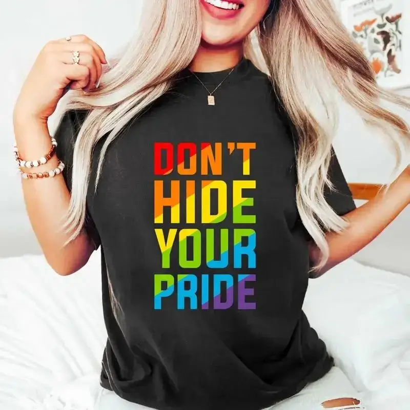 Do Not Hide Your Pride T Shirt Cute Equality Gay Week Ally Lgbtq Queer