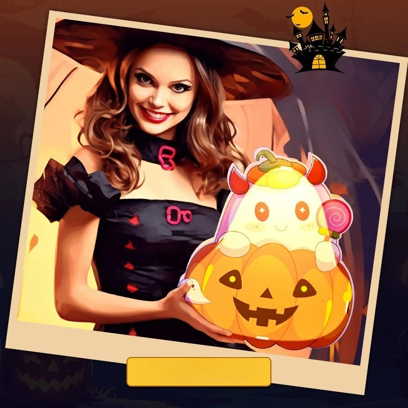 Halloween Cartoon Handheld LED Glowing Lantern DIY Kit Handmade Craft Material Pack Holiday Decor Educational Toy Party Gift