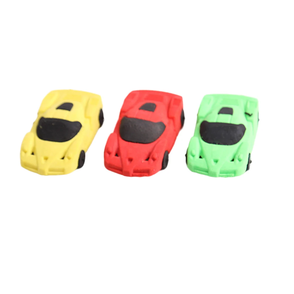 

8 Pcs Car Eraser Random Color Detachable Colorful Novelty Cartoon Fun for Shape