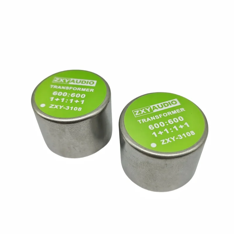 1PCS ZXY3108 Permalloy Audio Transformer Impedance 600:600 600:600(1+1:1+1) 12:1 Audio cattle balanced