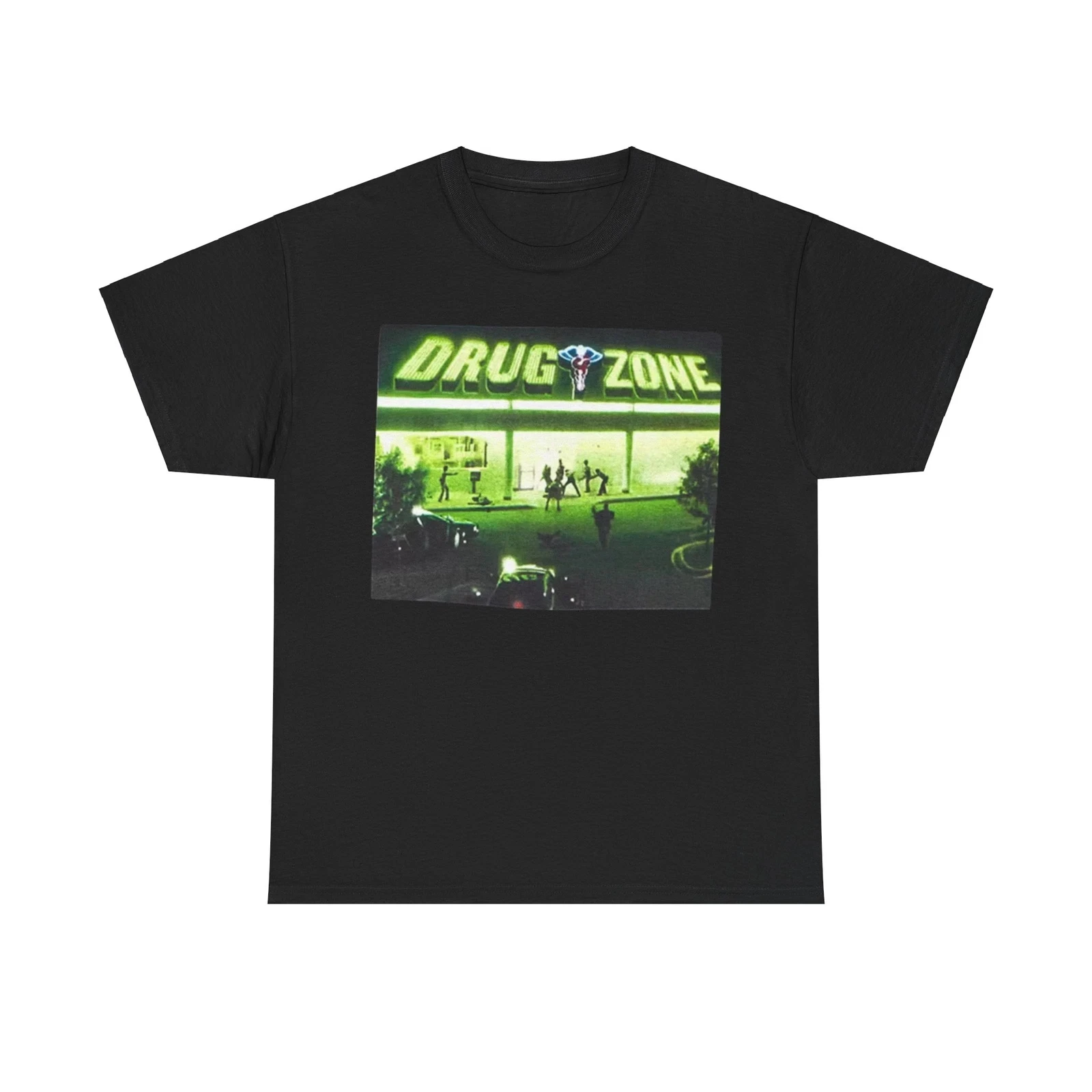 Playboi Carti Dr*g Zone Neon T-shirt, album tour merchandise  - Unisex Loose-fitting Casual Streetwear Shirt oversized t shirt