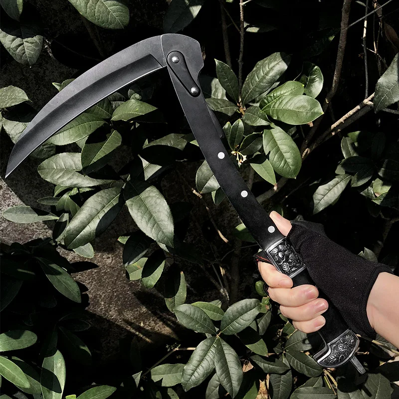 outdoor-portable-edc-folding-sickle-camping-hiking-mowing-tool