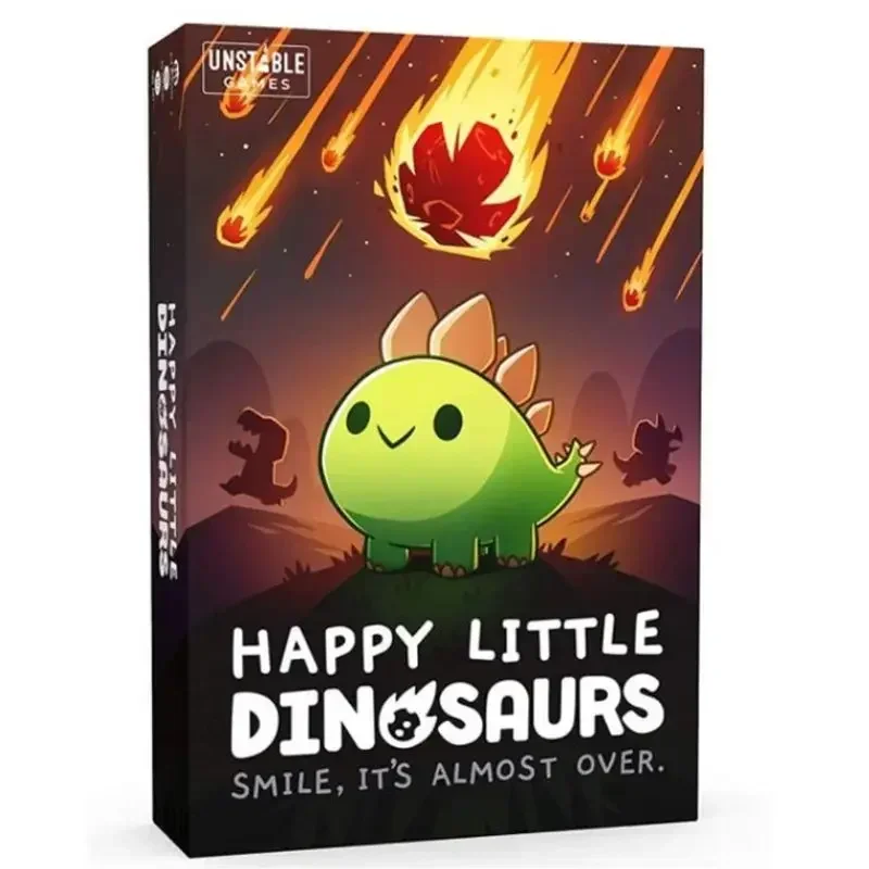 Happy Little Dinosaurs English Unicorn Chess and Card Strategy Board Game Cards