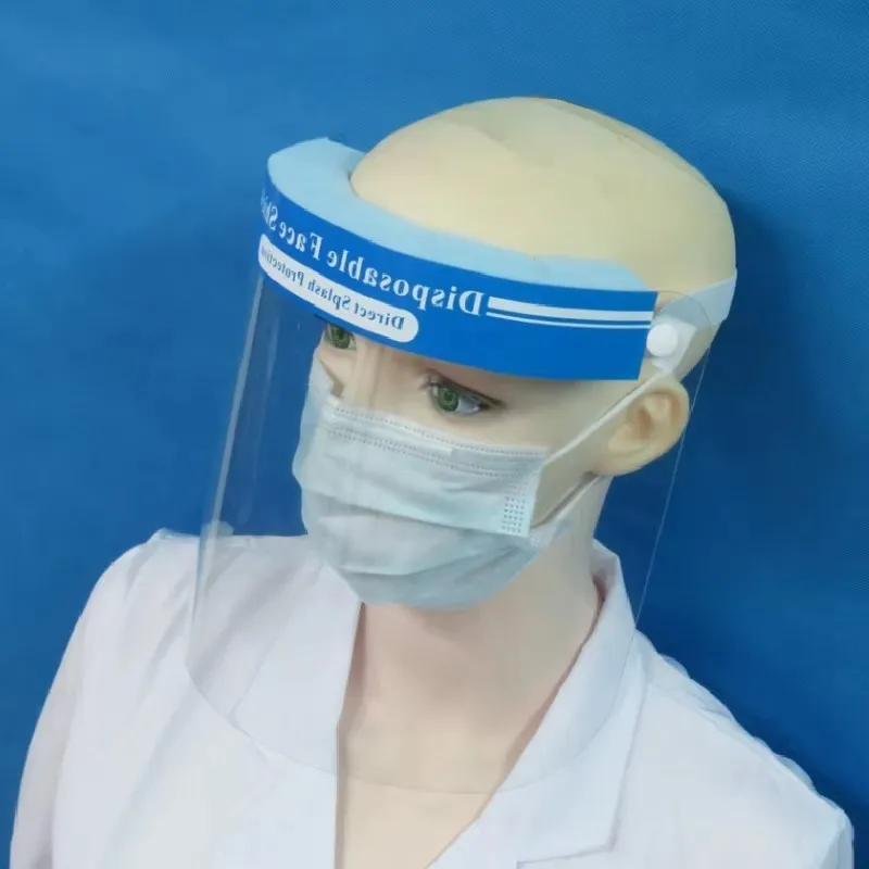 Transparent Protective Face Shield Anti-visor Oil Spatter Mask Reusable Comfortable Dust-proof Anti-Fog Protection Visor
