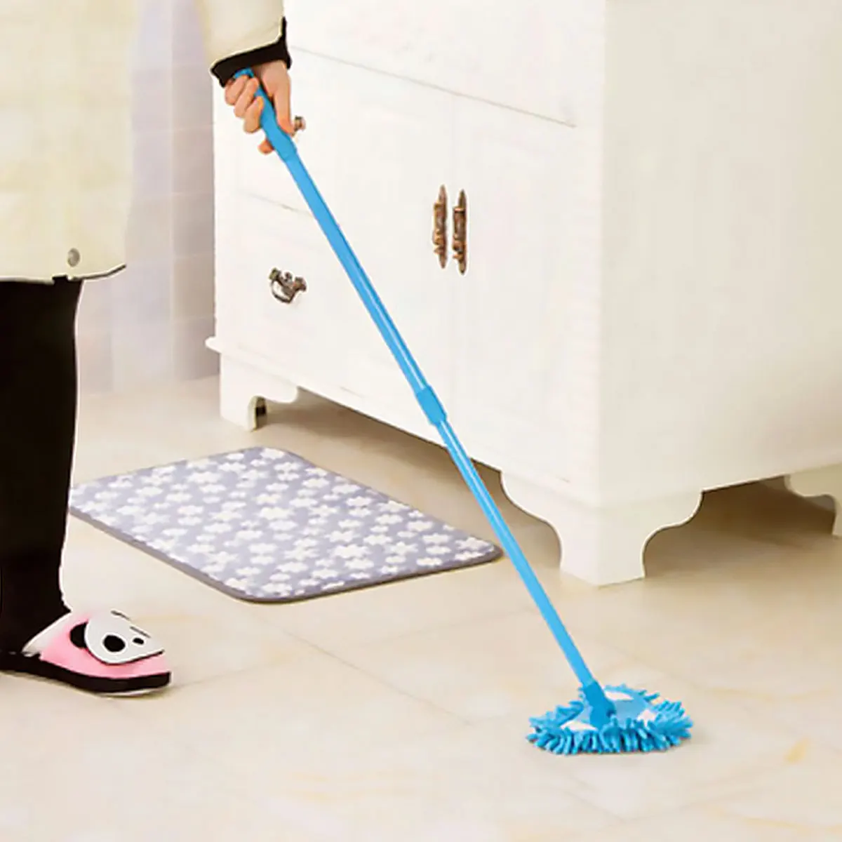 Rotatable Cleaning Mop Adjustable Triangle Mop Extendable Handle Multifunctional Dust Cleaning floor Kitchen bathroom