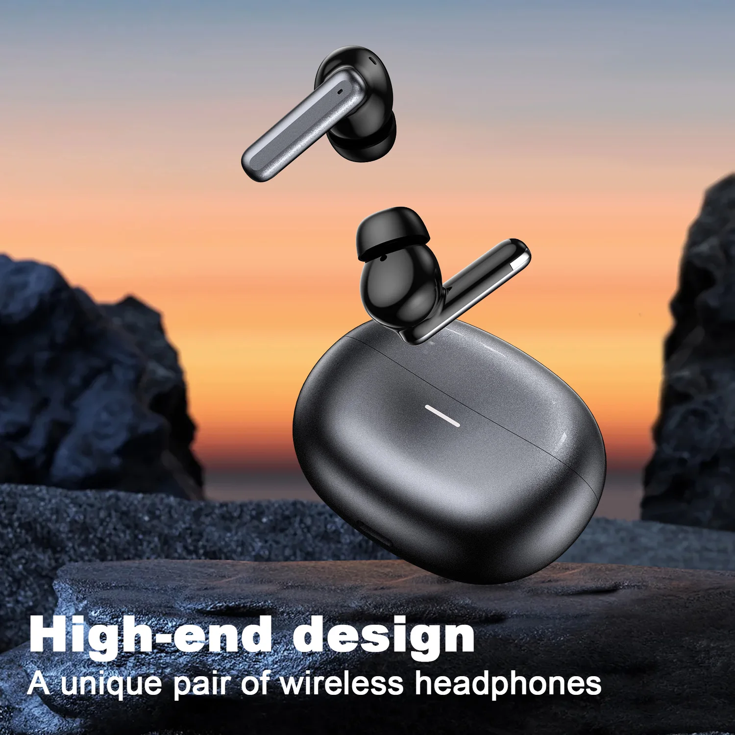2025 Upgrade ANC Wireless Earbuds Bluetooth 5.3, 30H Playtime ,  Wireless Charging Case, HiFi Deep Bass Sound for Workout/Travel