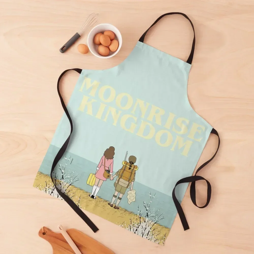 Wes Anderson Movie Apron women's work Kitchen accessories kitchen gadgets Apron