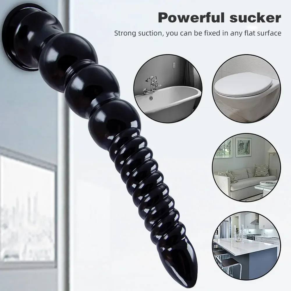 Huge Simulation Dildo Sex Shop Soft Penis with Powerful Sucker Female Masturbation Tool Butt Plug Prostate Massage Stimulator