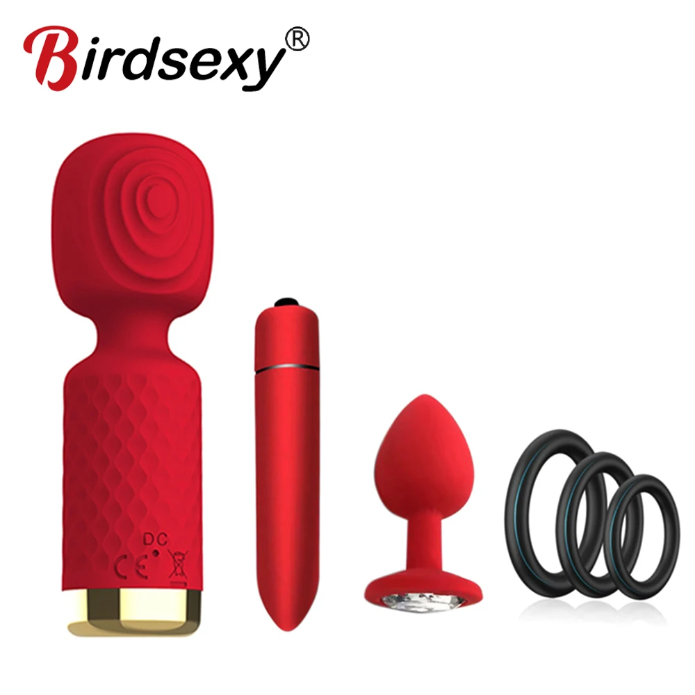 Magic Wand AV Vibrator for Women Wireless Rechargeable Clitoris Stimulator Mini Massager Sex Toys Female for Adult Goods Massage