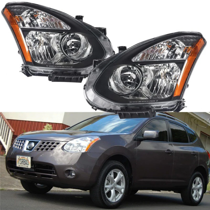 Car Head Light for Nissan Rogue 2008 2009 2010 2011 2012 2013 Driving Head Lamp 12V Headlamp Assembly Auto Lighting