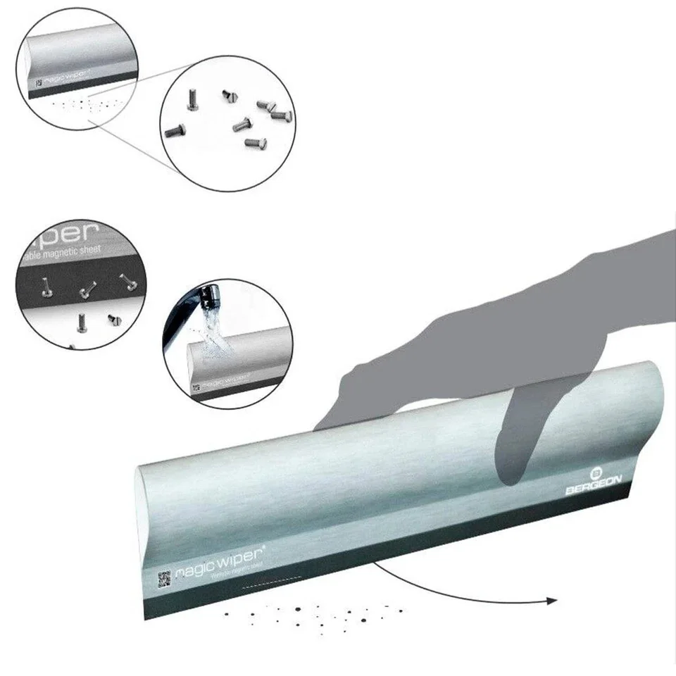Bergeon 7871 Magic Wiper Magnetic Pick-up Tool for Recovering Small Metal Pieces