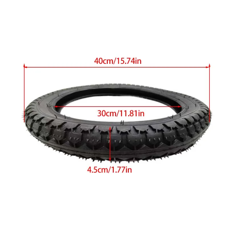 16 inch Wheel Tire 16x2.125 for Gas Scooters Electric Scooters and 16 inch Bicycles with AV Valve Compatible Design
