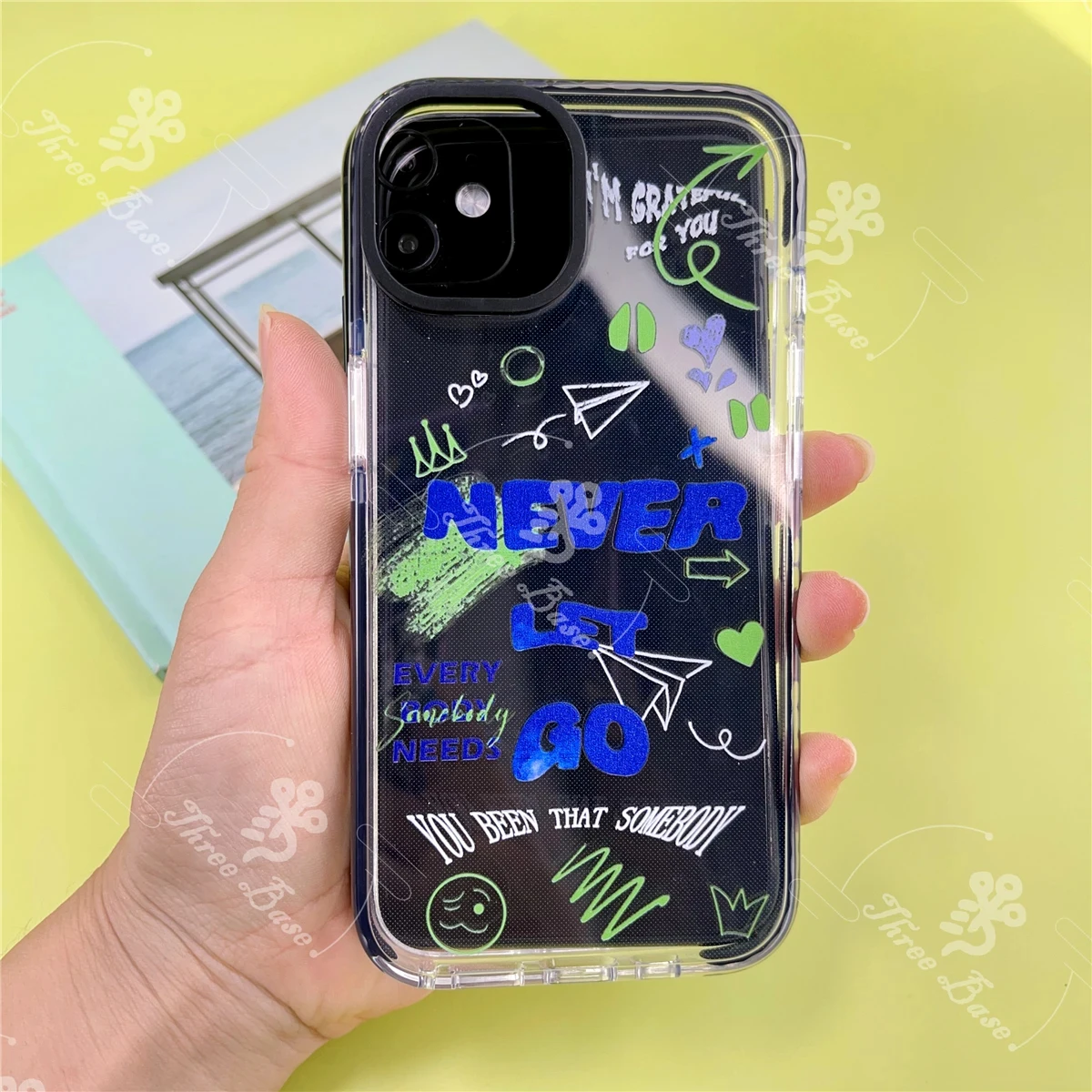 حافظة هاتف JK NeveLetGo لهاتف آيفون 16 PRO MAX 16PLUS 15 PRO MAX 8PLUS XR XS MAX 11 Pro Max 12 Pro 13 Mini 13 Pro 14+ 14 Promax #6